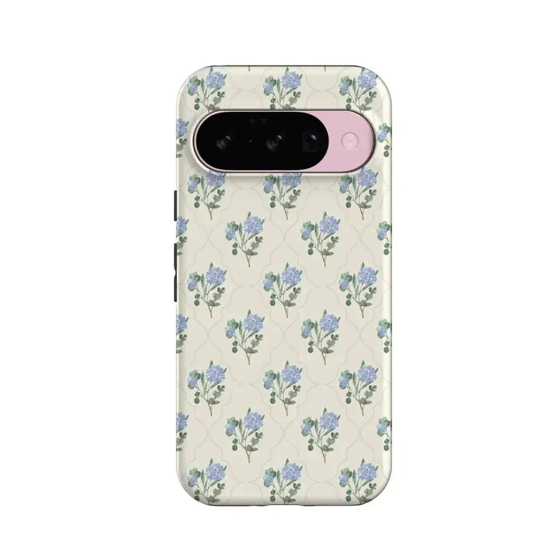 Vintage Garden | Blue Hydrangea Case iPhone Case get.casely Essential + MagSafe® Google Pixel 10 