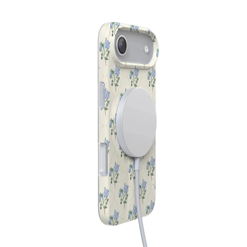 Vintage Garden | Blue Hydrangea Case iPhone Case get.casely 