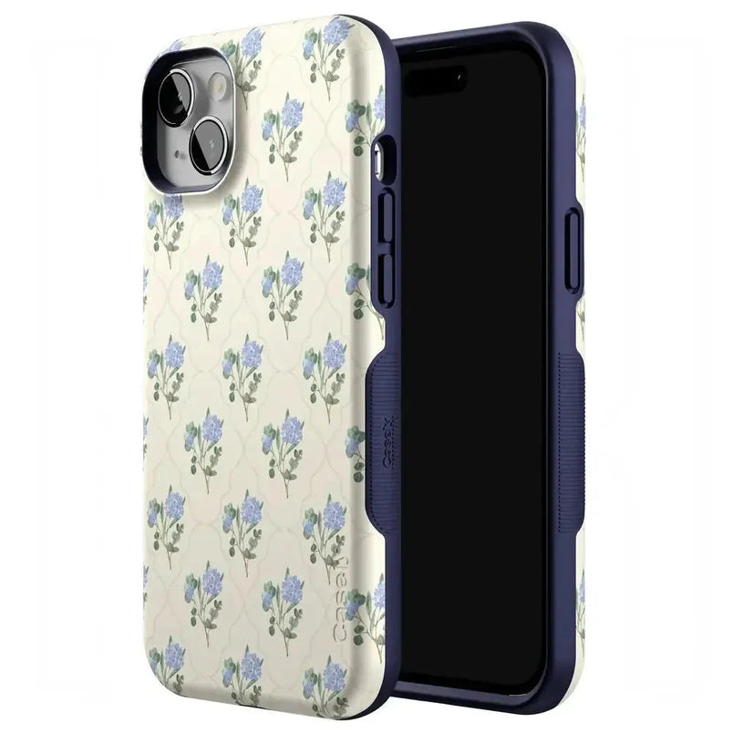 Vintage Garden | Blue Hydrangea Case iPhone Case get.casely 