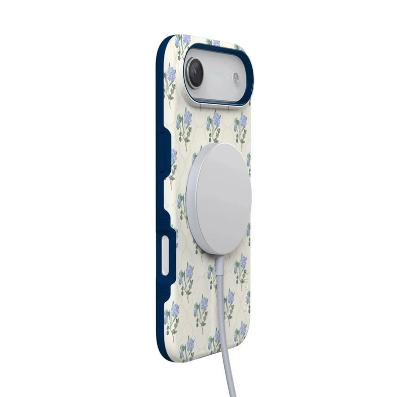 Vintage Garden | Blue Hydrangea Case iPhone Case get.casely 