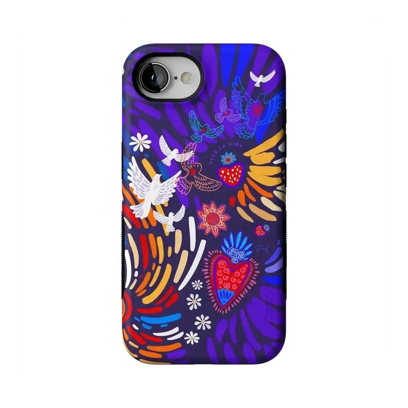 Viva La Vida | Frida Kahlo Collage Case iPhone Case get.casely Bold Flex + MagSafe® iPhone 16e 