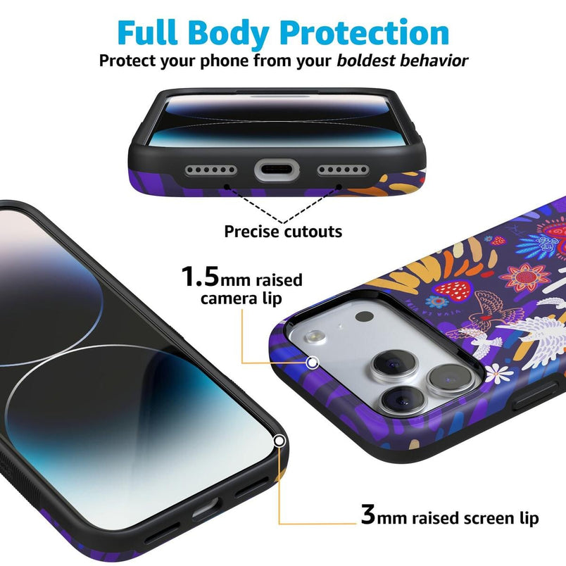 Viva La Vida | Frida Kahlo Collage Case iPhone Case get.casely 