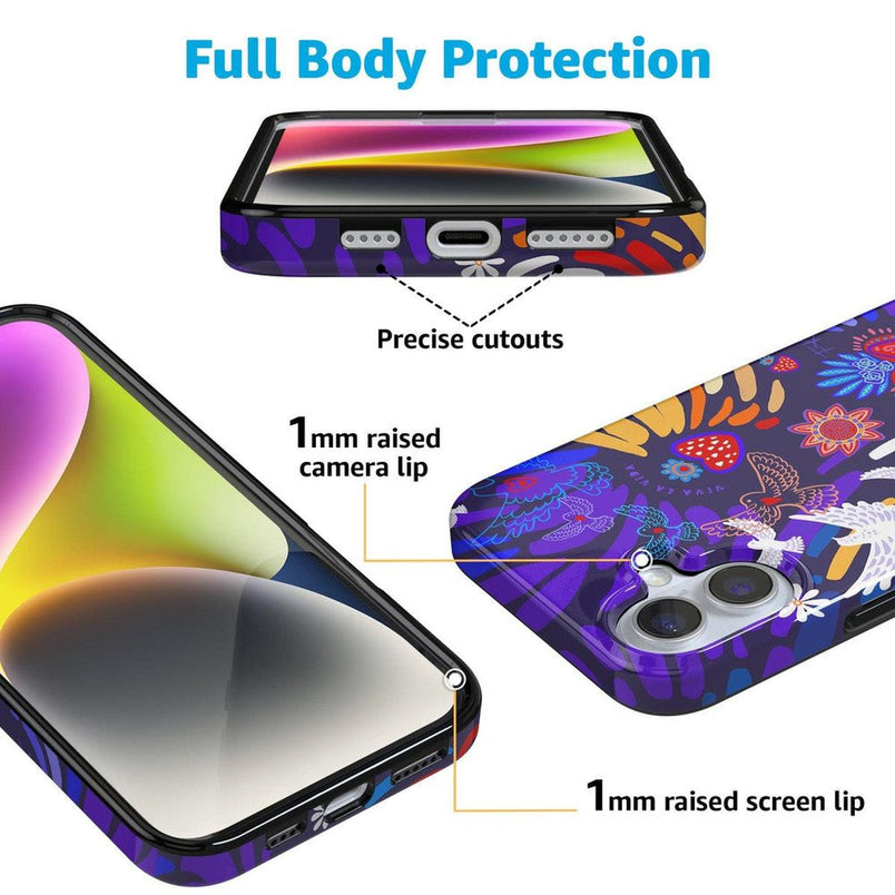 Viva La Vida | Frida Kahlo Collage Case iPhone Case get.casely 