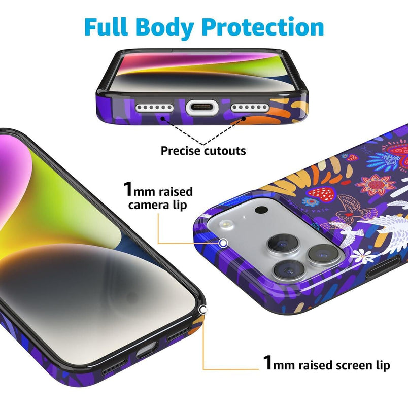 Viva La Vida | Frida Kahlo Collage Case iPhone Case get.casely 