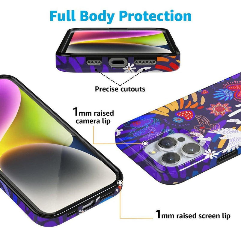 Viva La Vida | Frida Kahlo Collage Case iPhone Case get.casely 