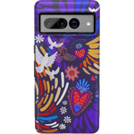 Viva La Vida | Frida Kahlo Collage Floral Google Pixel Case Google Pixel Case get.casely Bold Google Pixel 7 Pro 