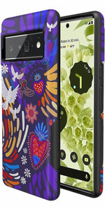 Viva La Vida | Frida Kahlo Collage Floral Google Pixel Case Google Pixel Case get.casely 