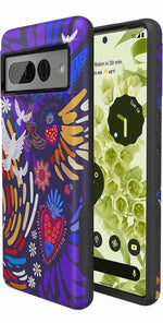 Viva La Vida | Frida Kahlo Collage Floral Google Pixel Case Google Pixel Case get.casely 