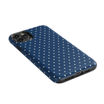 On the Dot | Navy Polka Dot Case