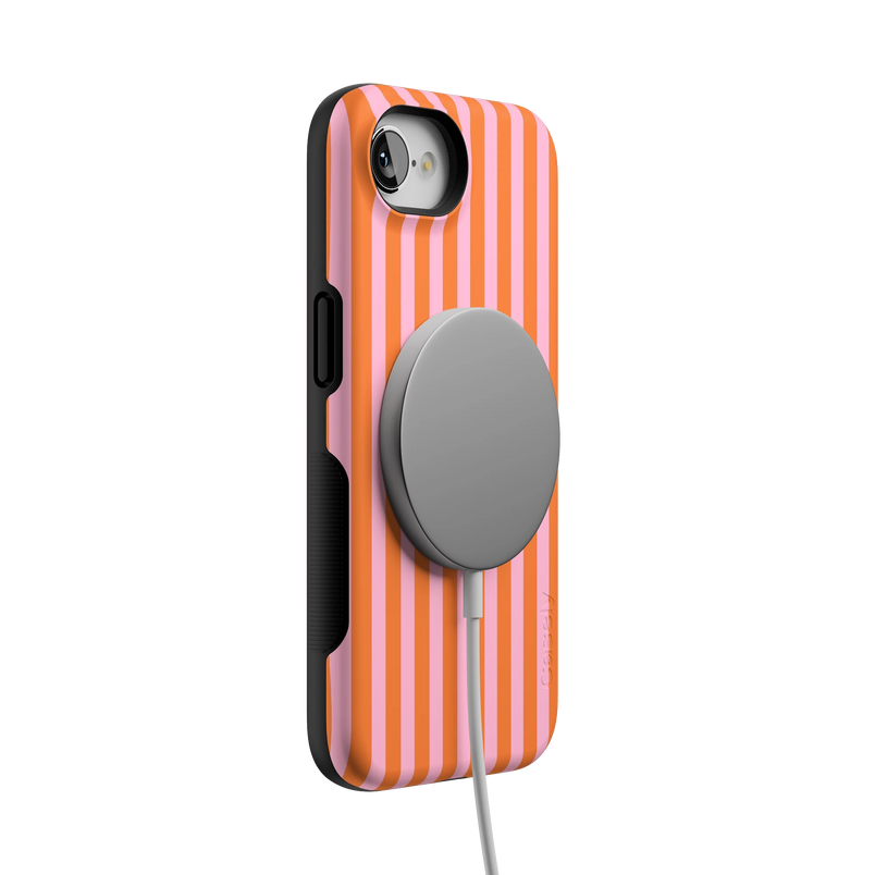 Perfect Stripes | Orange & Pink Stripes Case