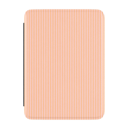 Stripes and the City | Orange & Pink Pinstripe Kindle Case