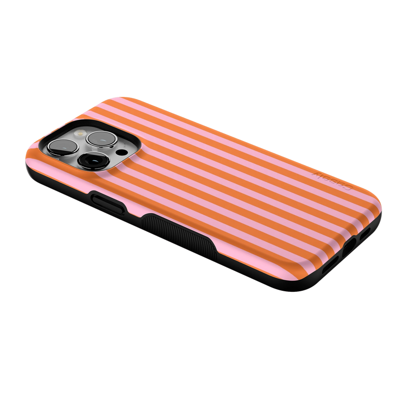 Perfect Stripes | Orange & Pink Stripes Case