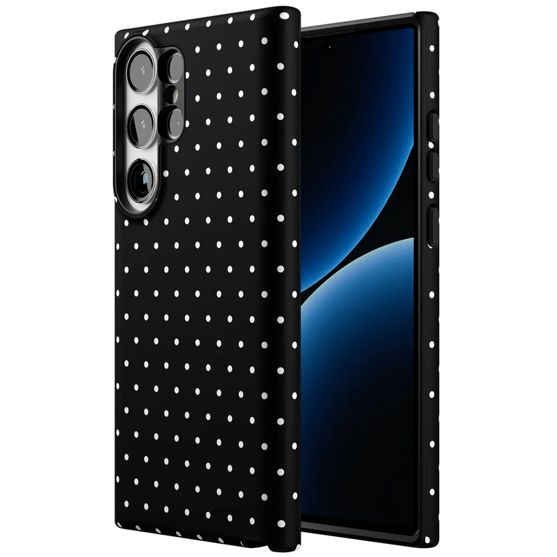On the Dot | Black Polka Dot Case