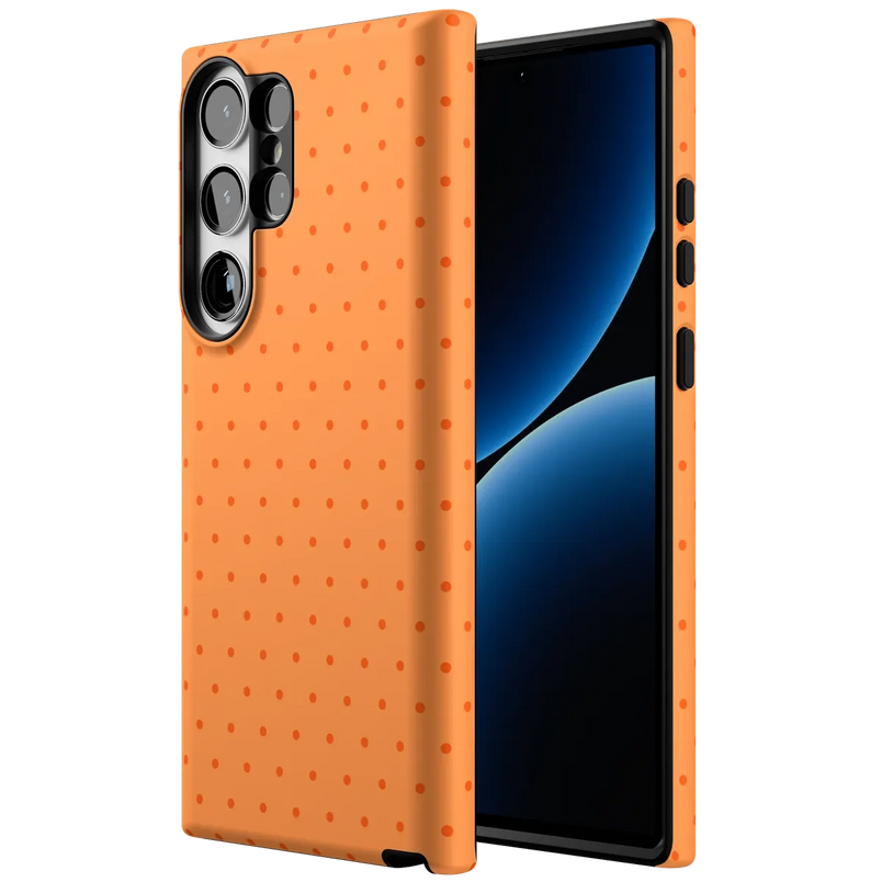 On the Dot | Orange Polka Dot Case