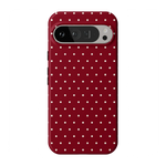 On the Dot | Maroon Polka Dot Case