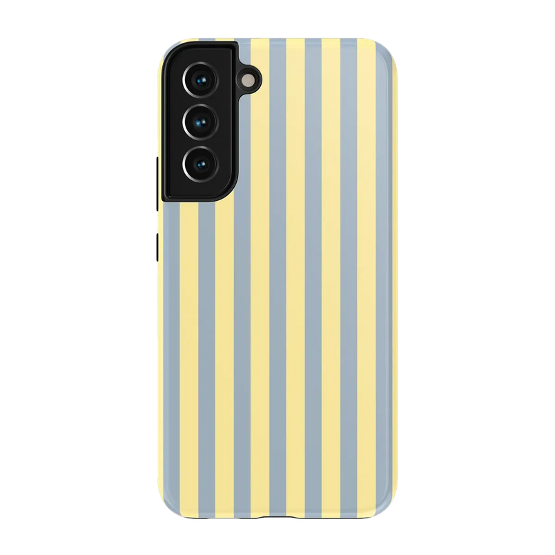 Coastline Stripes | Blue & Yellow Case - Galaxy S22 Plus