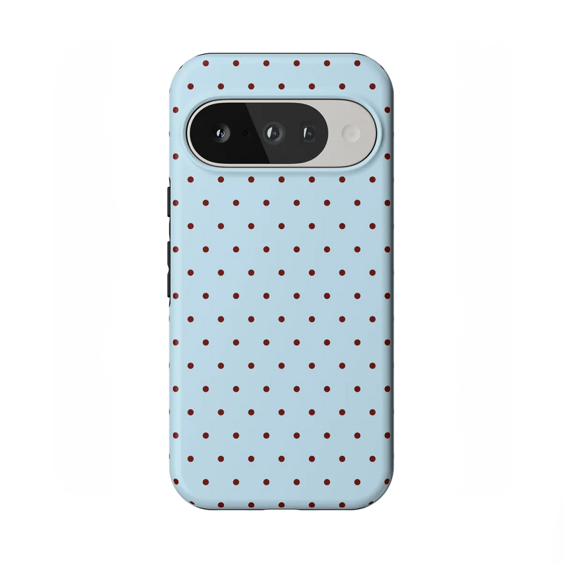 On the Dot | Blue Polka Dot Case