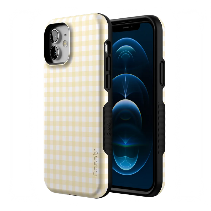 Pastel Picnic | Yellow Gingham Case