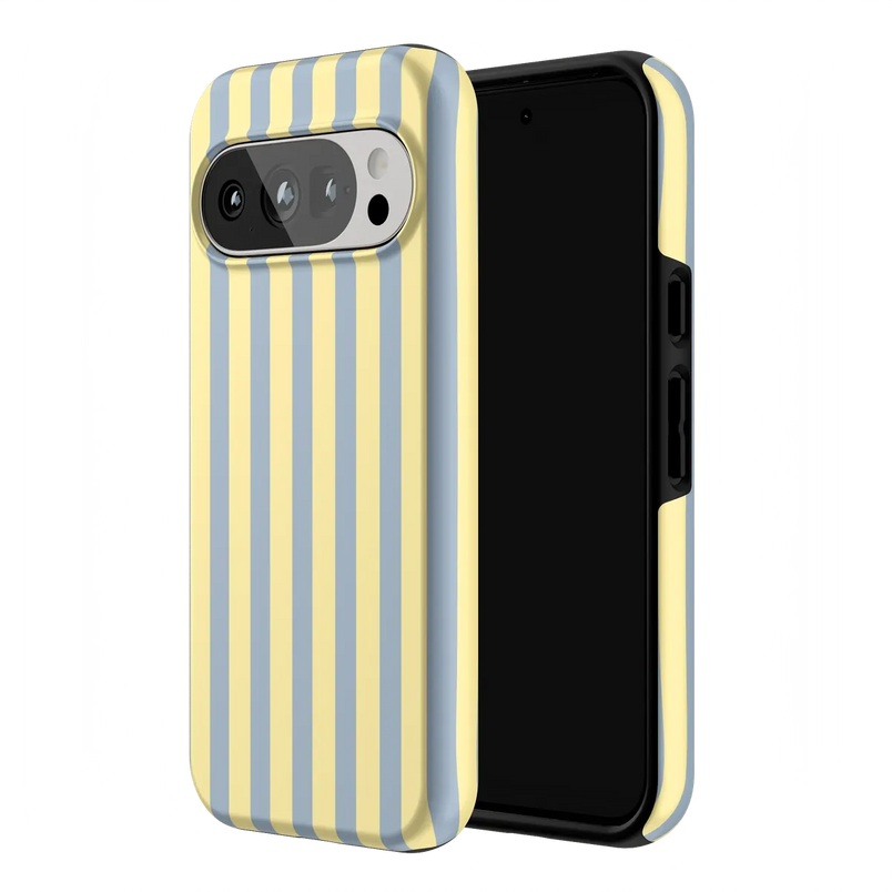 Coastline Stripes | Blue & Yellow Case