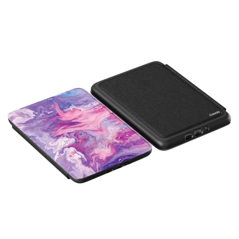 Tie Dying Over You | Purple Marble Kindle Case