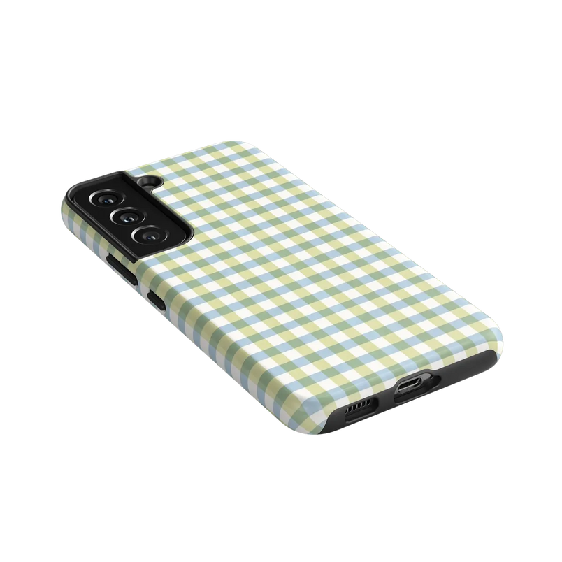 Pastel Picnic | Blue & Green Gingham Case