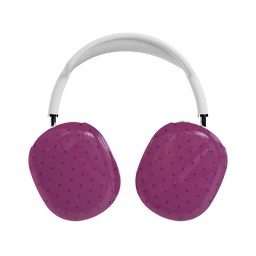 On the Dot | Plum Polka Dot AirPods Max Case - AirPods Max