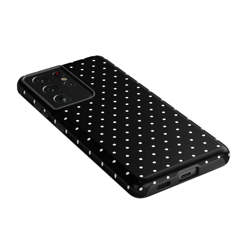 On the Dot | Black Polka Dot Case