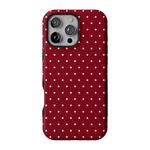 On the Dot | Maroon Polka Dot Case
