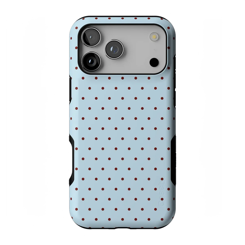 On the Dot | Blue Polka Dot Case
