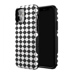 Salem's Hex | Black & White Checkered Case