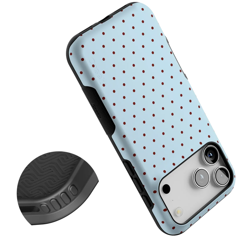 On the Dot | Blue Polka Dot Case
