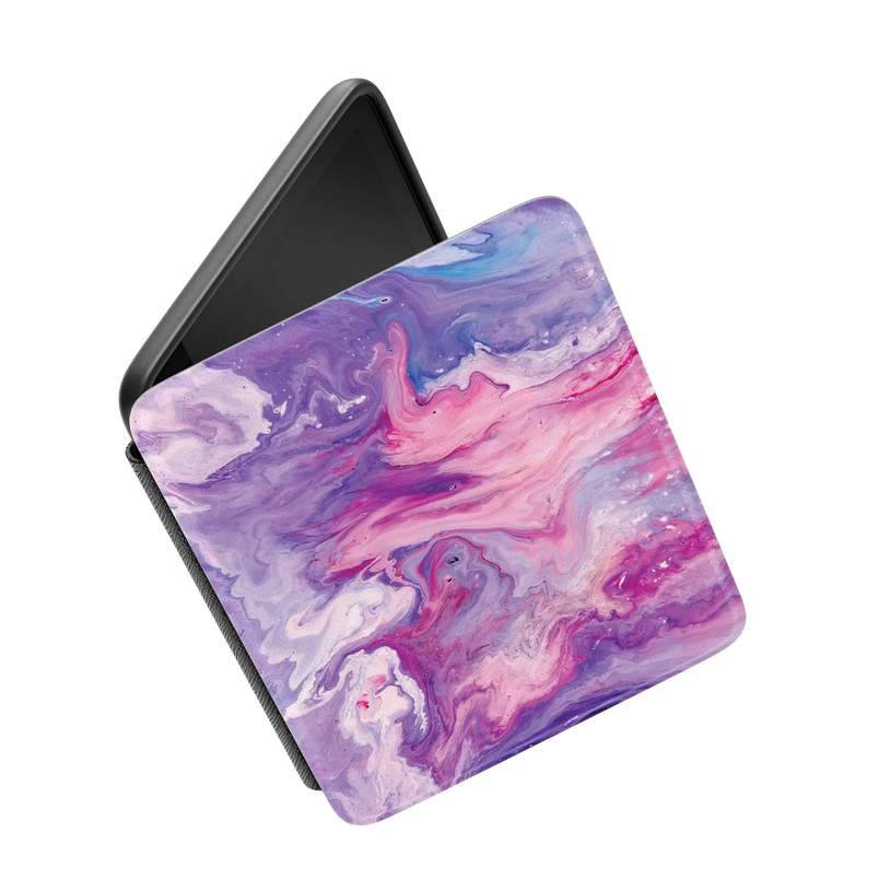 Tie Dying Over You | Purple Marble Kindle Case
