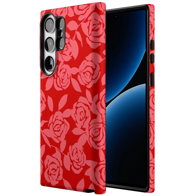 Final Rose | Red & Pink Floral Case