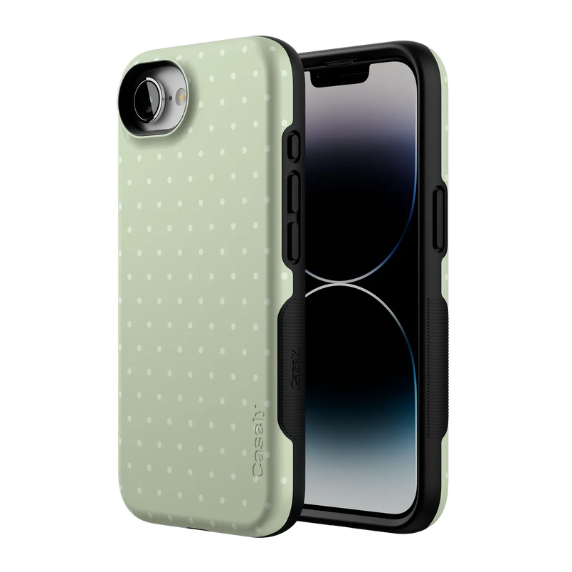 On the Dot | Green Polka Dot Case