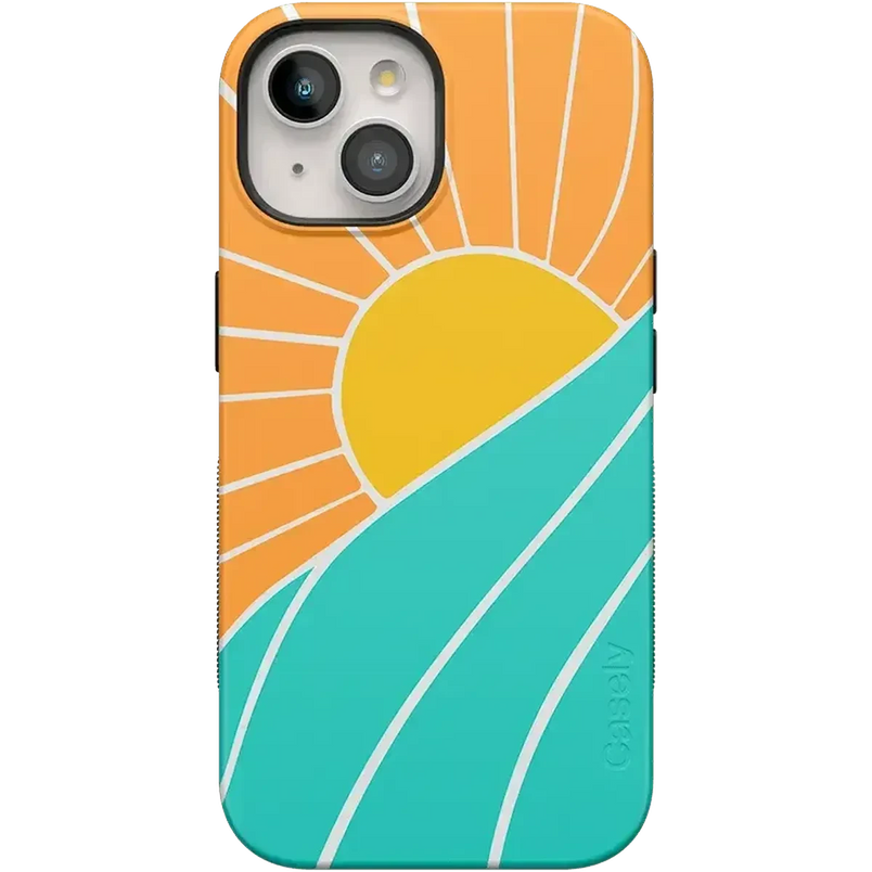 Waves & Rays | Sunshine Case iPhone Case get.casely Bold Flex + MagSafe® iPhone 15 Plus 