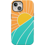 Waves & Rays | Sunshine Case iPhone Case get.casely Bold Flex + MagSafe® iPhone 15 Plus 