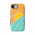 Waves & Rays | Sunshine Case iPhone Case get.casely Bold Flex + MagSafe® iPhone 16e 
