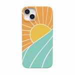 Waves & Rays | Sunshine Case iPhone Case get.casely Classic + MagSafe® iPhone 14 Plus 