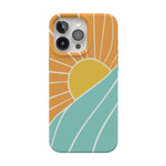 Waves & Rays | Sunshine Case iPhone Case get.casely Classic + MagSafe® iPhone 15 Pro Max 