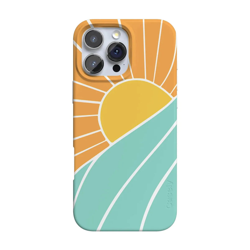 Waves & Rays | Sunshine Case iPhone Case get.casely Classic + MagSafe® iPhone 16 Pro Max 
