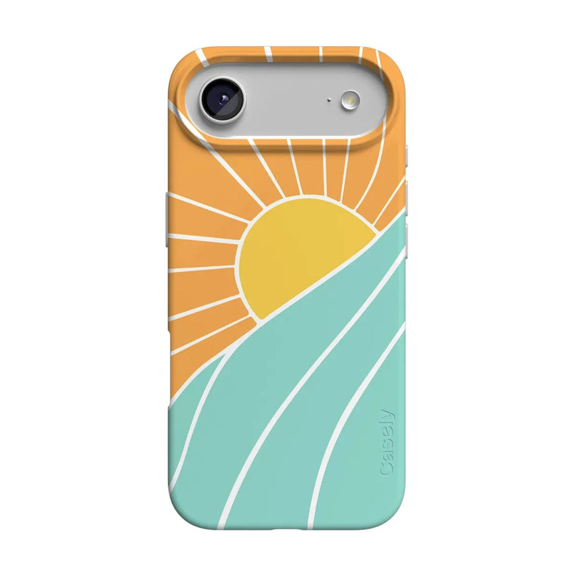 Waves & Rays | Sunshine Case iPhone Case get.casely Classic + MagSafe® iPhone 17 Air 