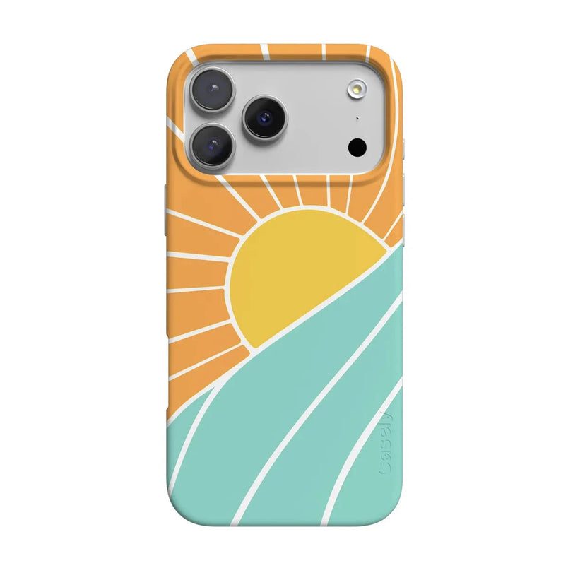 Waves & Rays | Sunshine Case iPhone Case get.casely Classic + MagSafe® iPhone 17 Pro Max 