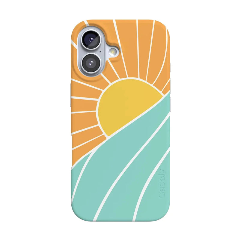 Waves & Rays | Sunshine Case iPhone Case get.casely Classic + MagSafe® iPhone 17 