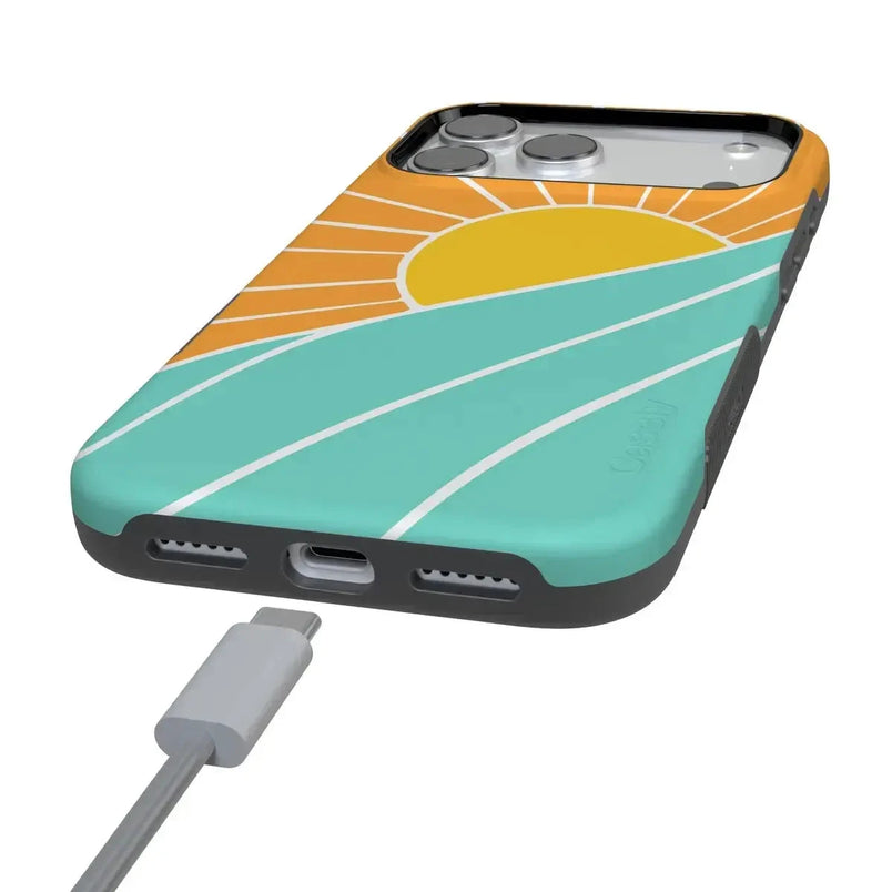 Waves & Rays | Sunshine Case iPhone Case get.casely 