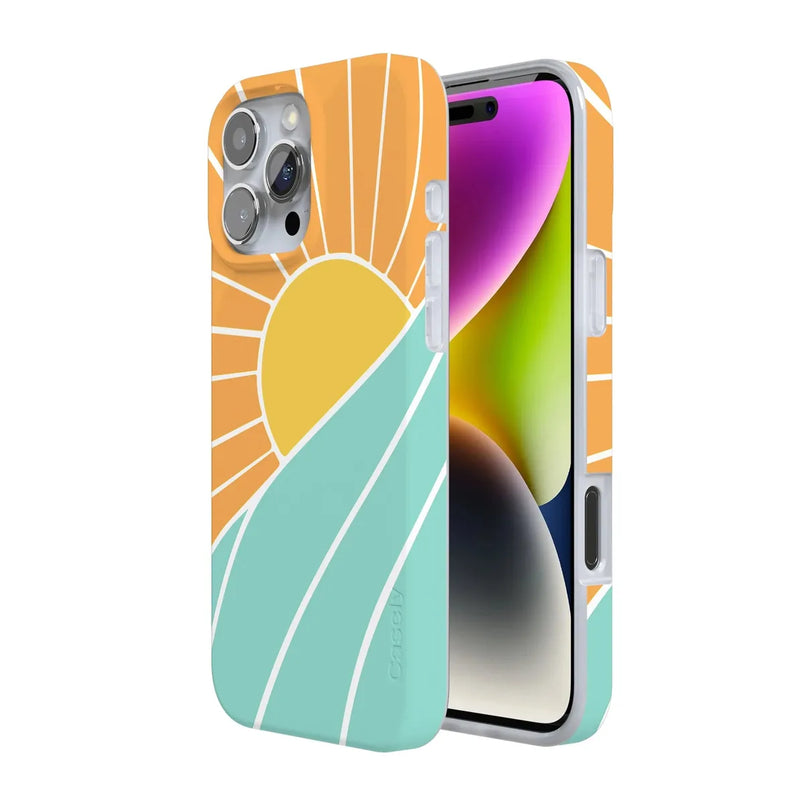 Waves & Rays | Sunshine Case iPhone Case get.casely 