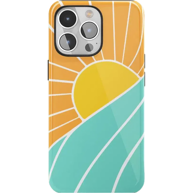 Waves & Rays | Sunshine Case iPhone Case get.casely Essential + MagSafe® iPhone 15 Pro