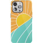 Waves & Rays | Sunshine Case iPhone Case get.casely Essential + MagSafe® iPhone 15 Pro