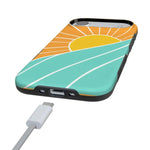 Waves & Rays | Sunshine Case iPhone Case get.casely 