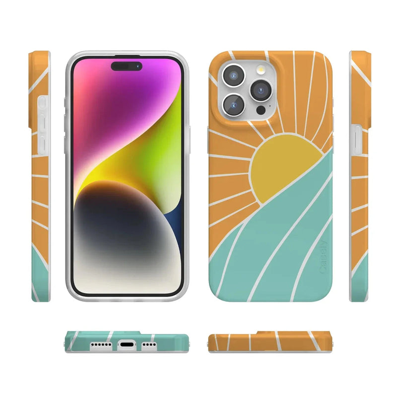 Waves & Rays | Sunshine Case iPhone Case get.casely 