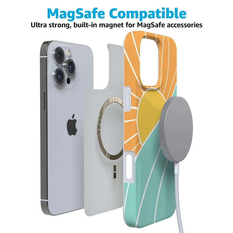 Waves & Rays | Sunshine Case iPhone Case get.casely 